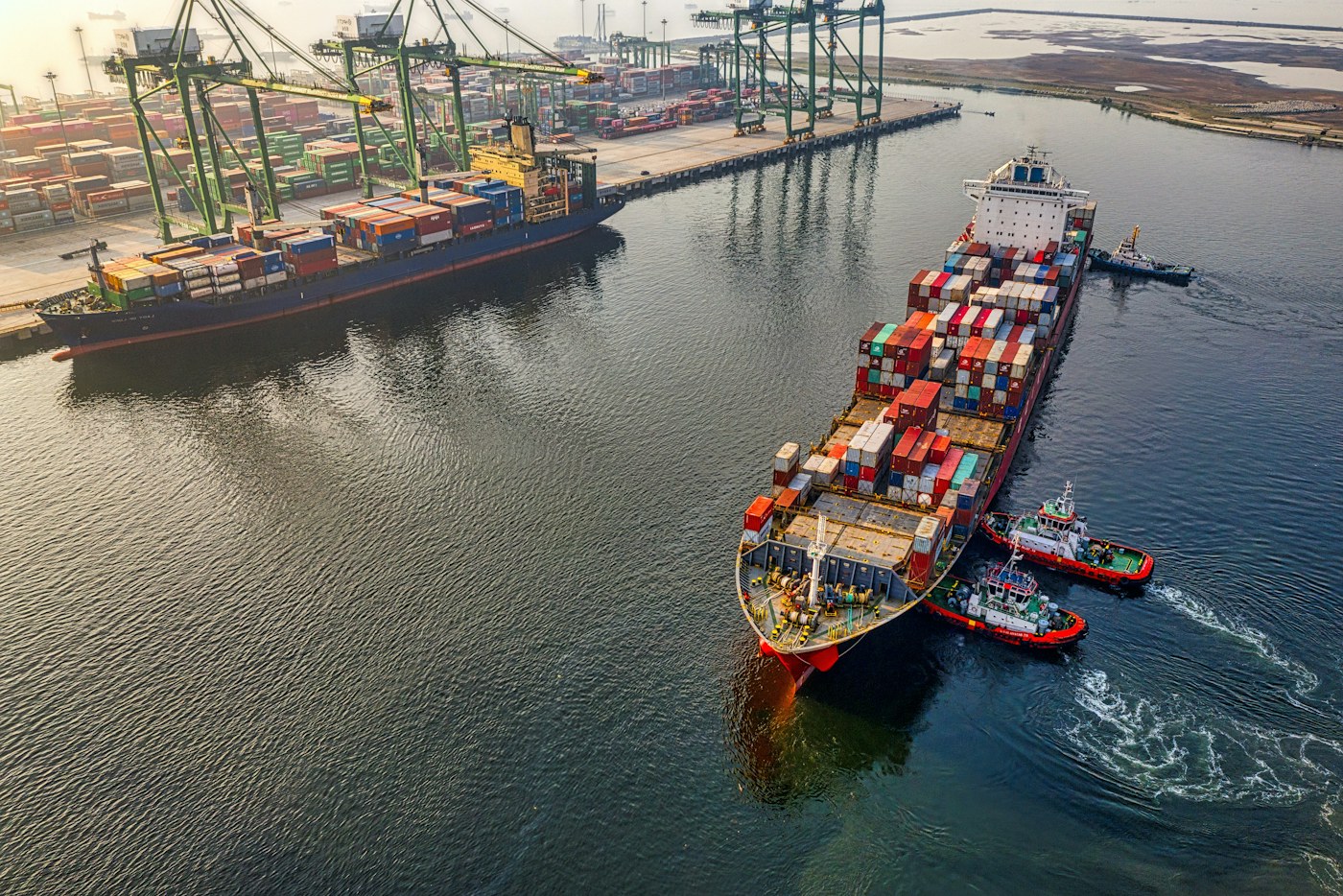 Vessel alongside — illustrative photography